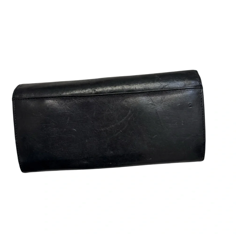 Coach vintage black Leather clutch Wallet